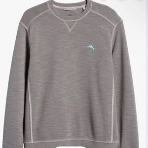 Tommy Bahama Men's Gray Crewneck Sweater